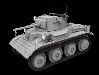 Amazon | ブロンコモデル 1/35 英テトラーク空挺戦車Mk.VII A17