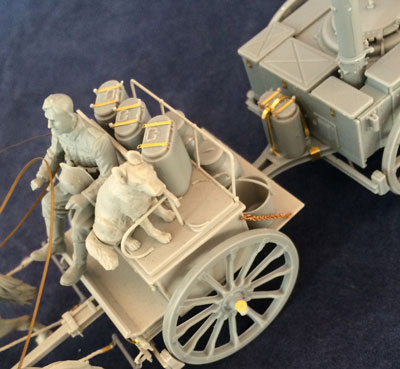 再生産】1/35 独・Hf.11型馬車・大形フィールドキッチン・馬2頭